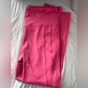White Birch Pink Spandex leggings 1XL
